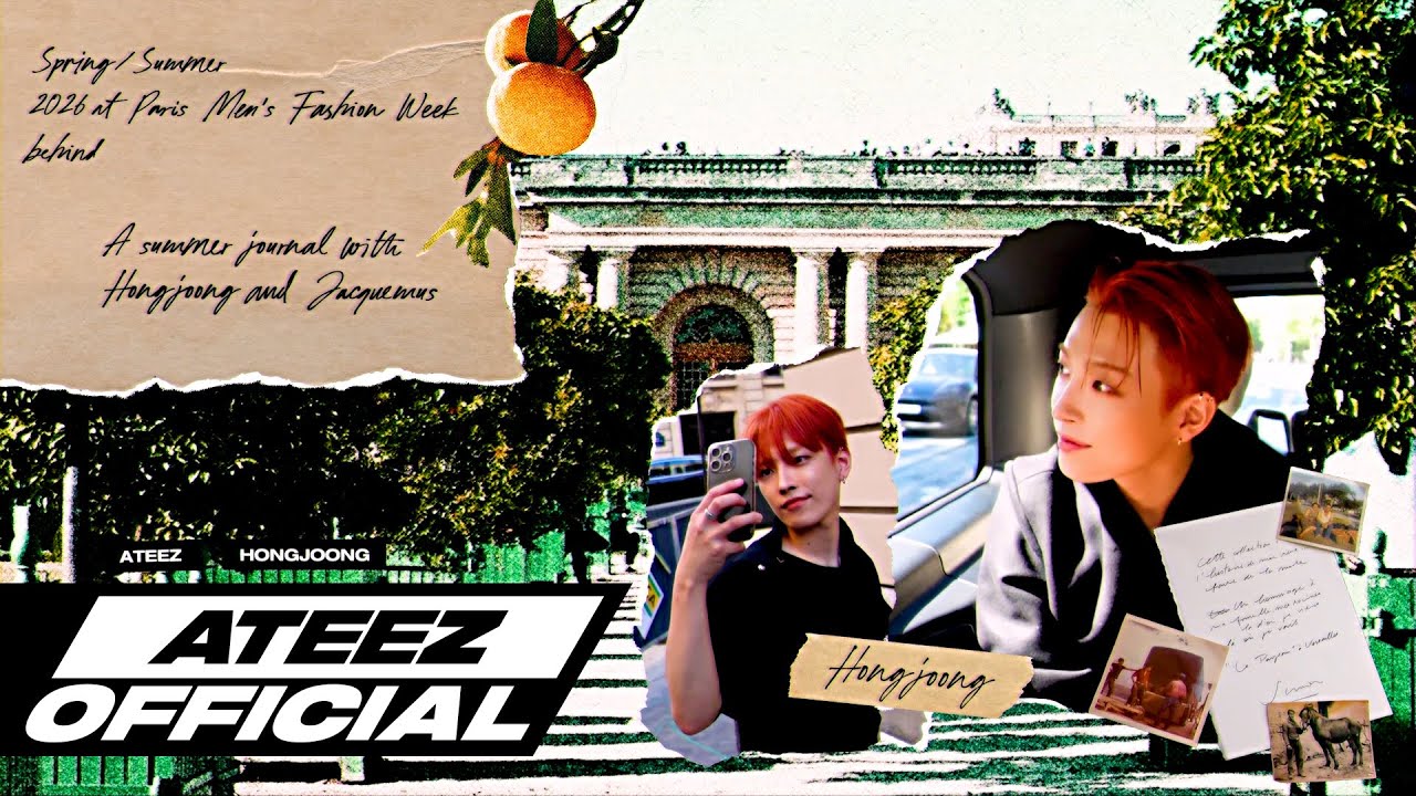 ATEEZ(에이티즈) - HONGJOONG in Jacquemus &lsquo;Le Paysan&rsquo; SS26 Paris Men's Fashion Week