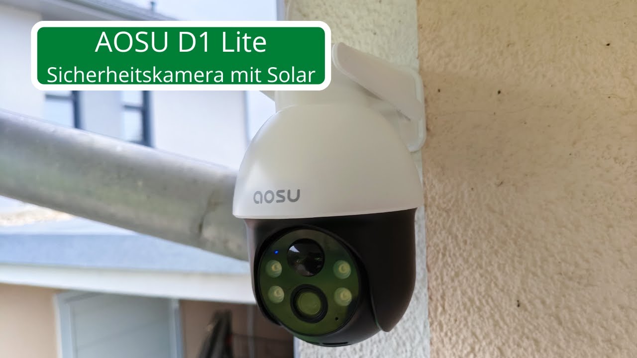 Smarte Sicherheitskamera - aosu P1 Lite - Sicherheit zum Sparpreis - ohne Folgekosten!