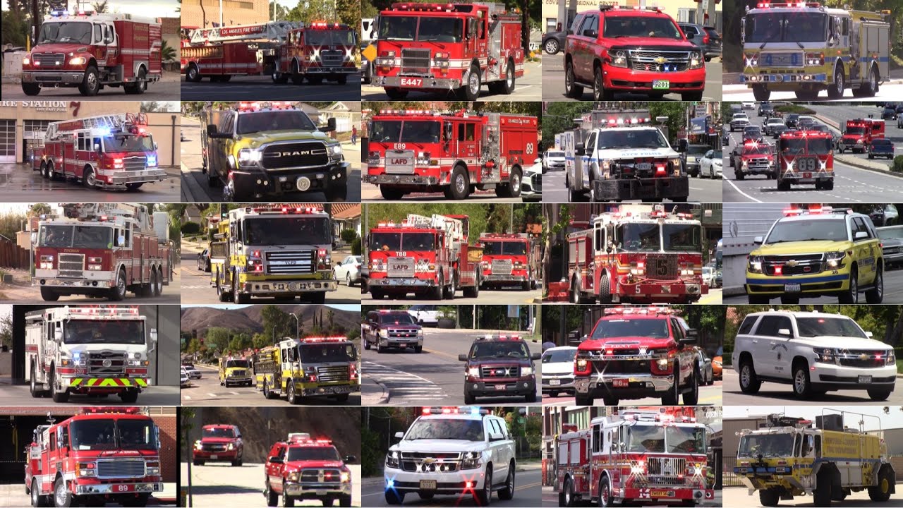*200+ Response Videos!* Fire Trucks, Ambulances, and Police Cars responding compilation best of 2022