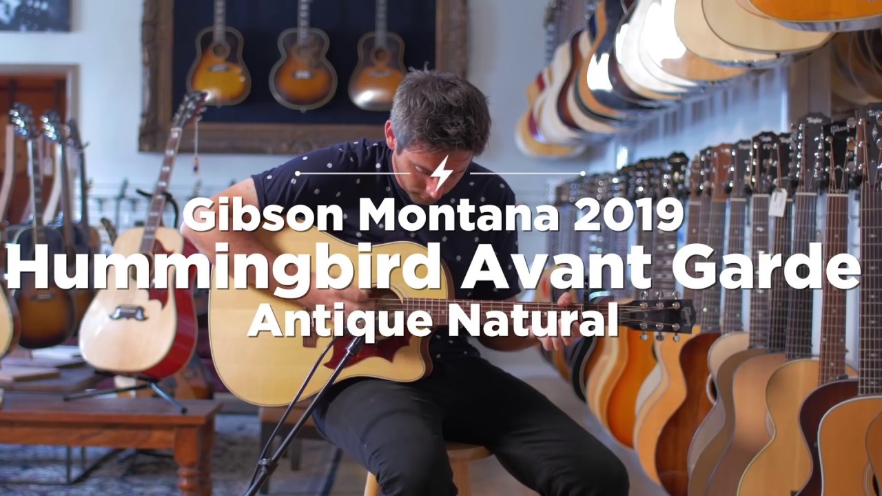 Gibson Montana 2019 Hummingbird Avant Garde Antique Natural | CME Quick Riff | Nathaniel Murphy