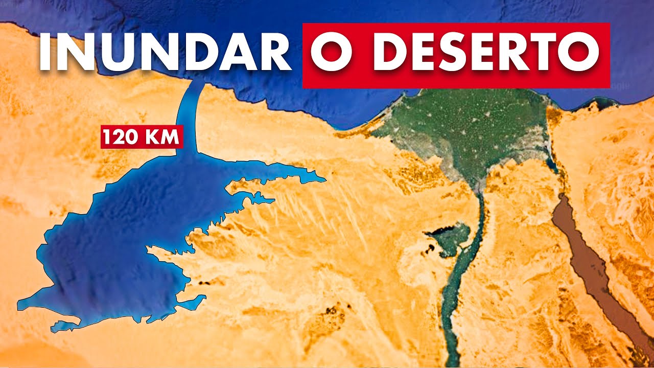 Por Que o Egito quer Inundar o Saara com o Mediterrâneo