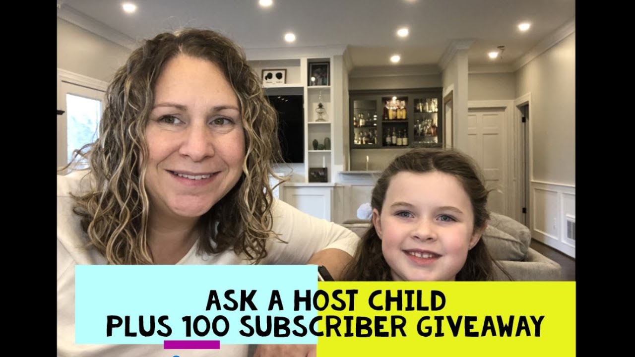 Ask a Host Child About The Au Pair Program + 100 Subscriber Giveaway