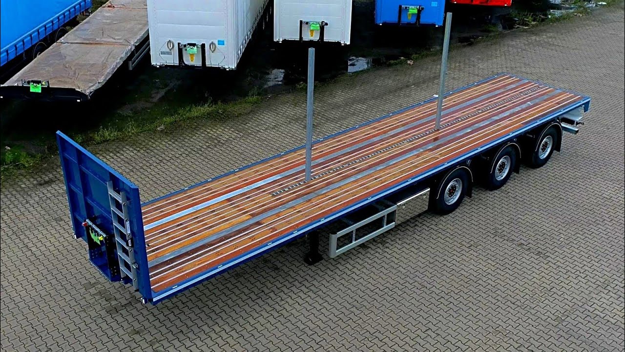 WEB TRAILER Plateauauflieger mit Zwangslenkung