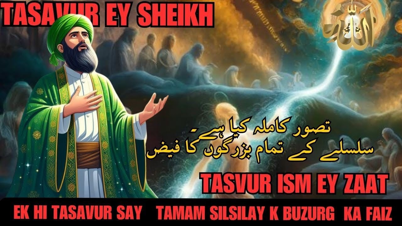 Tasavur ey sheikh_silsilay k buzurgo ko razi Krna | Rohani taraqi aur bulandi تتصور پیر کامل کی برک