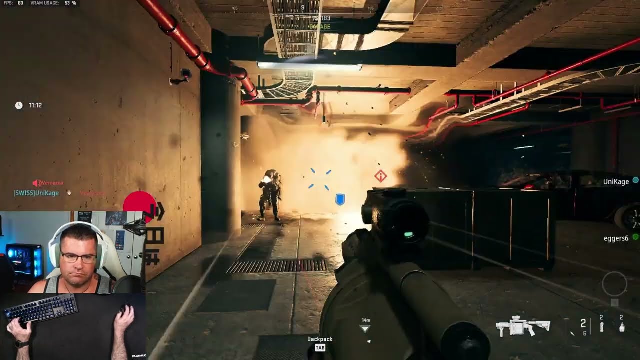 Frying teams with the Granade Launcher (RGL-80) in DMZ Building 21