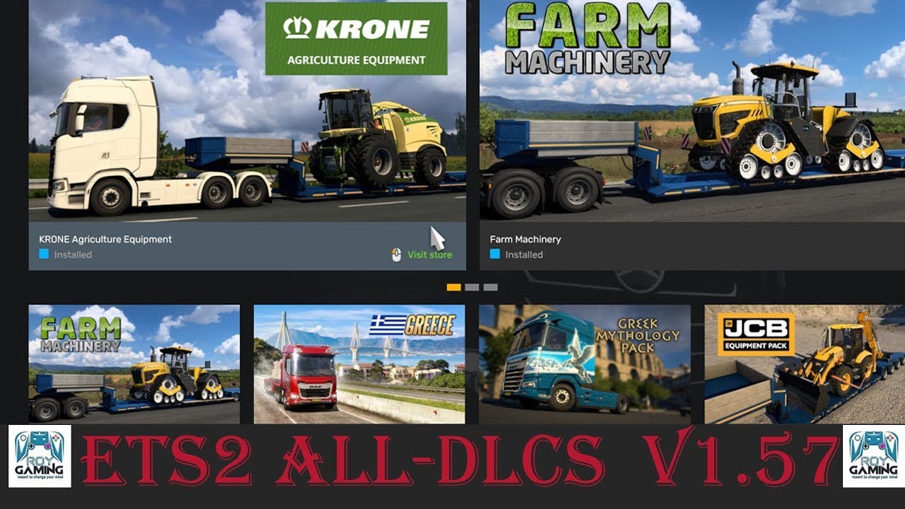 DLCs ETS2 v1.57.2.7 ALL DLC MAP WORKING FREE 100%!