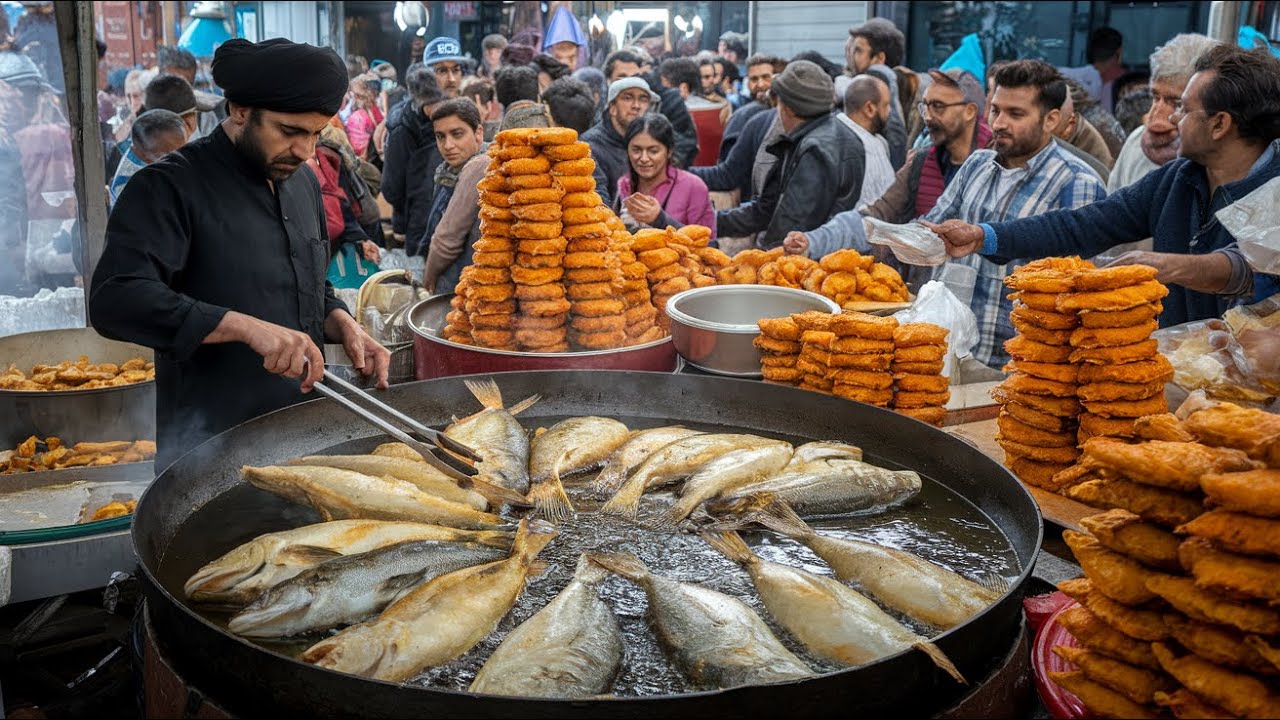 100KG FISH PAKORA SOLD DAILY | CRISPY FISH PAKODA RECIPE | PESHAWAR STREET FOOD PAKORA FAROSH