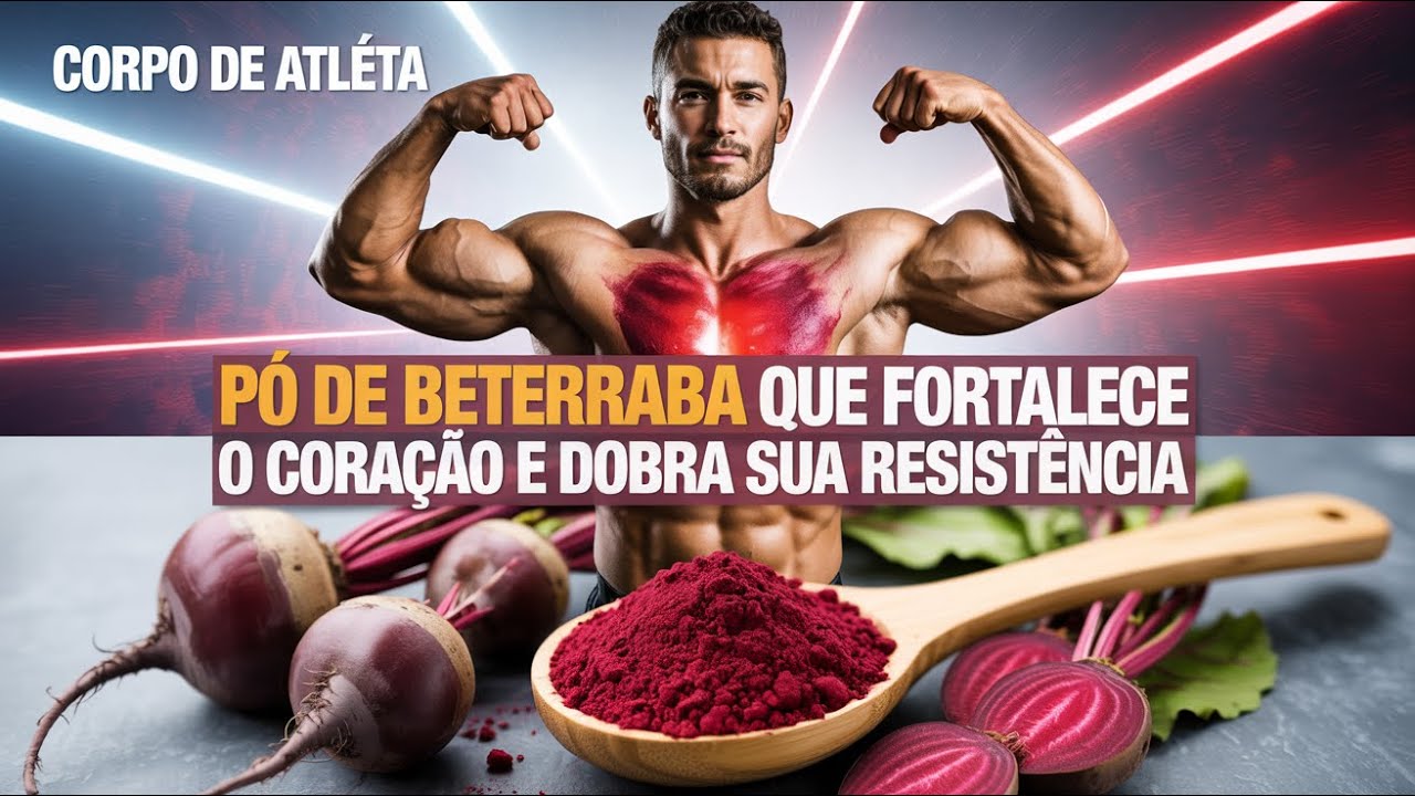 Corpo de Atleta O Pó de Beterraba Que Fortalece o Coração e Dobra Sua Resistência no Treino