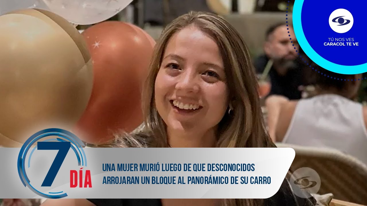 Una mujer murió luego de que desconocidos arrojaran un bloque al panorámico de su carro -Séptimo Día