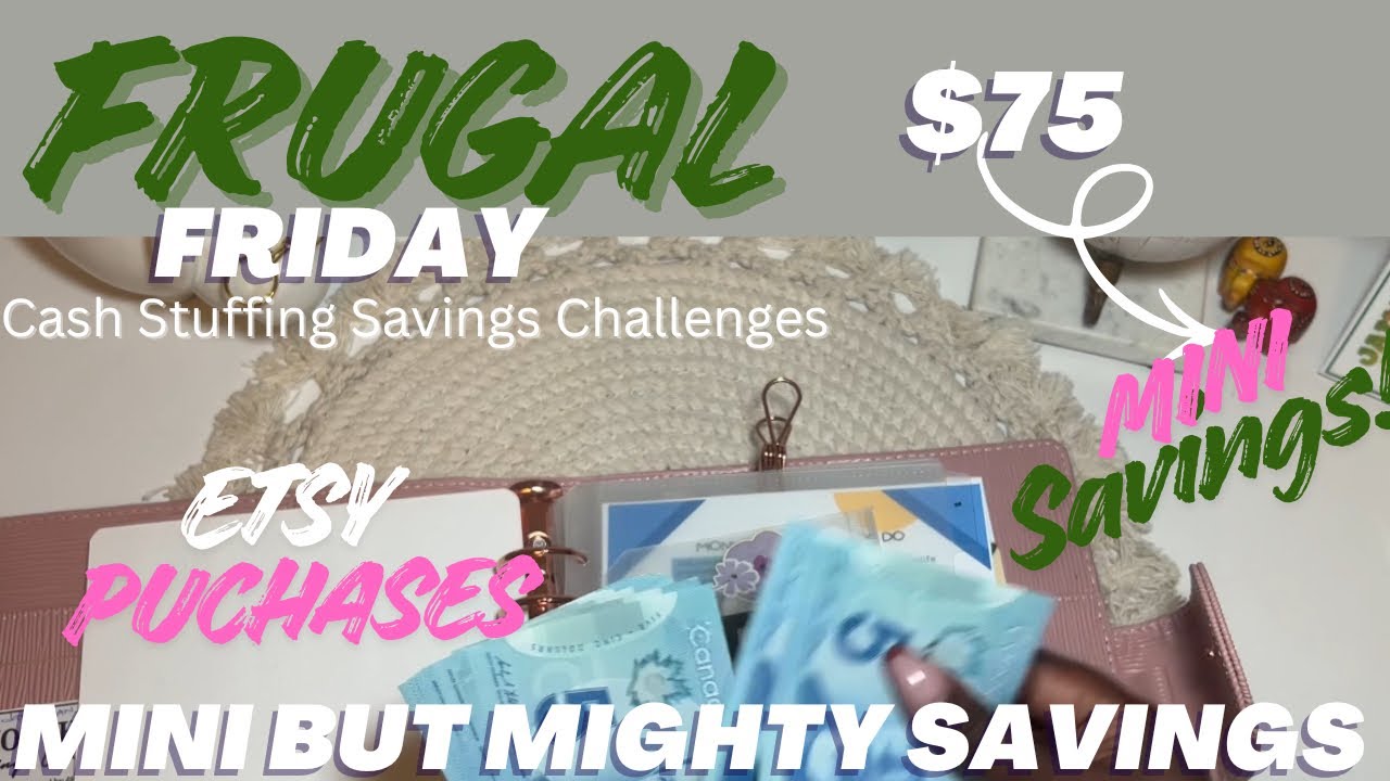 Cash Stuffing $50 Frugal Friday Mini but Mighty Savings | Etsy Purchases | NEW Japan Binder