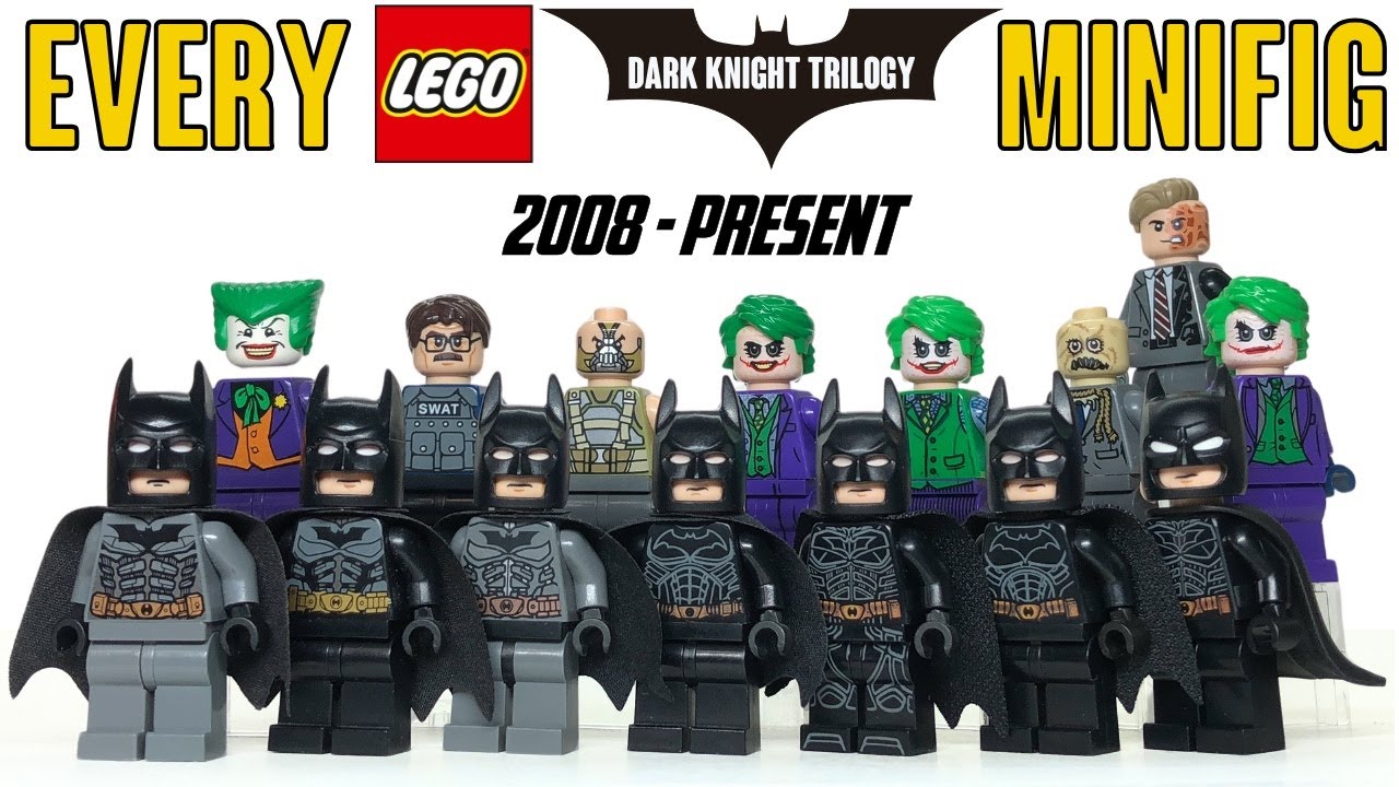 ВСЕ КОГДА-ЛИБО СОЗДАННЫЕ минифигурки LEGO DARK KNIGHT TRILOGY (2008 - настоящее время)