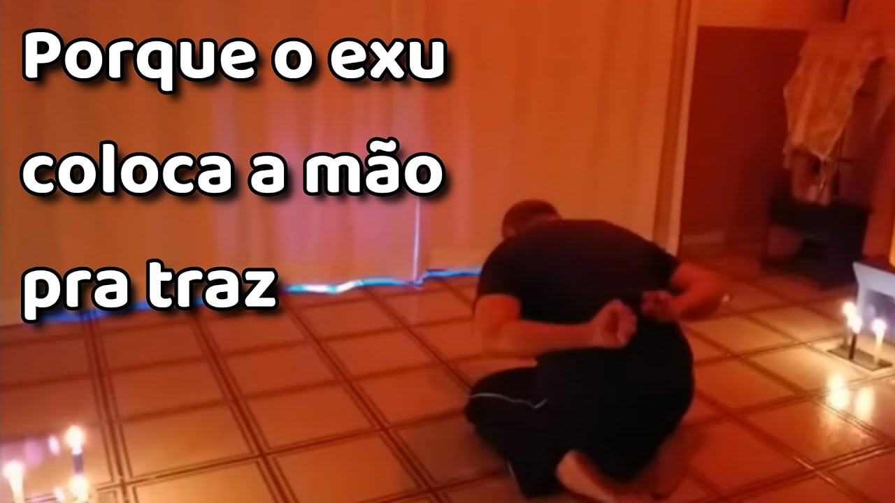 Você sabia o porque 👑EXU coloca a mão para traz❌