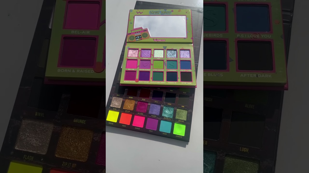 Palette Comparisons ft. Glamlite X Fresh Prince #dupealert