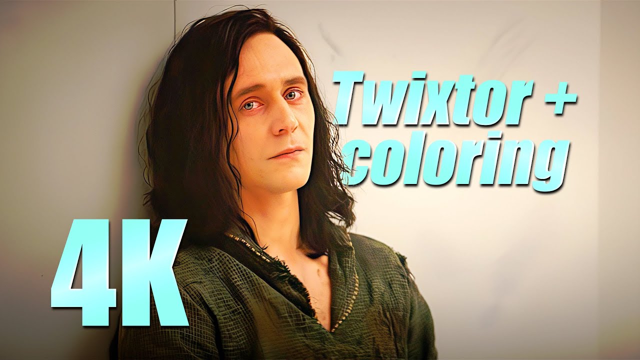 Loki Thor: The Dark World 4K Twixtor Scenepack with Coloring for edits MEGA