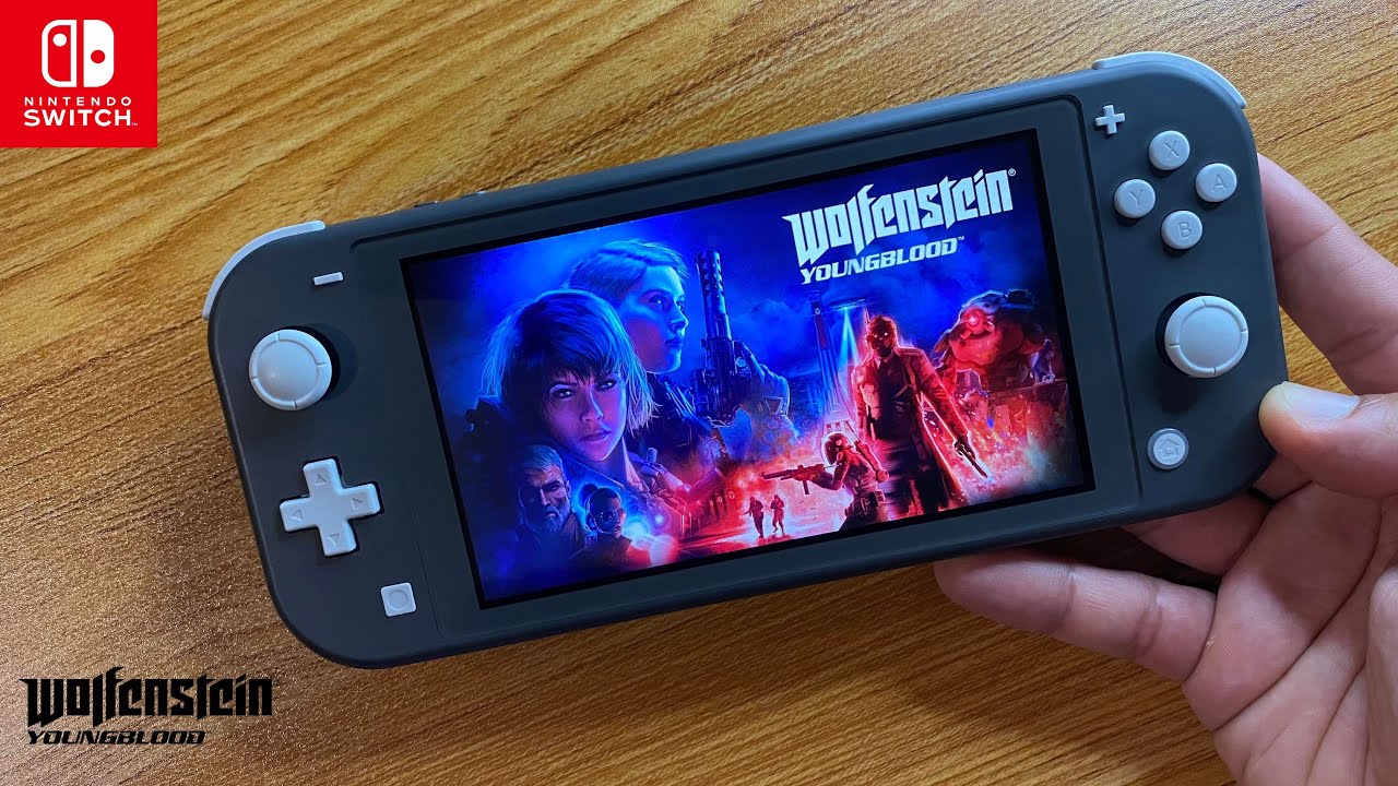 Wolfenstein: Youngblood Nintendo Switch Lite Gameplay