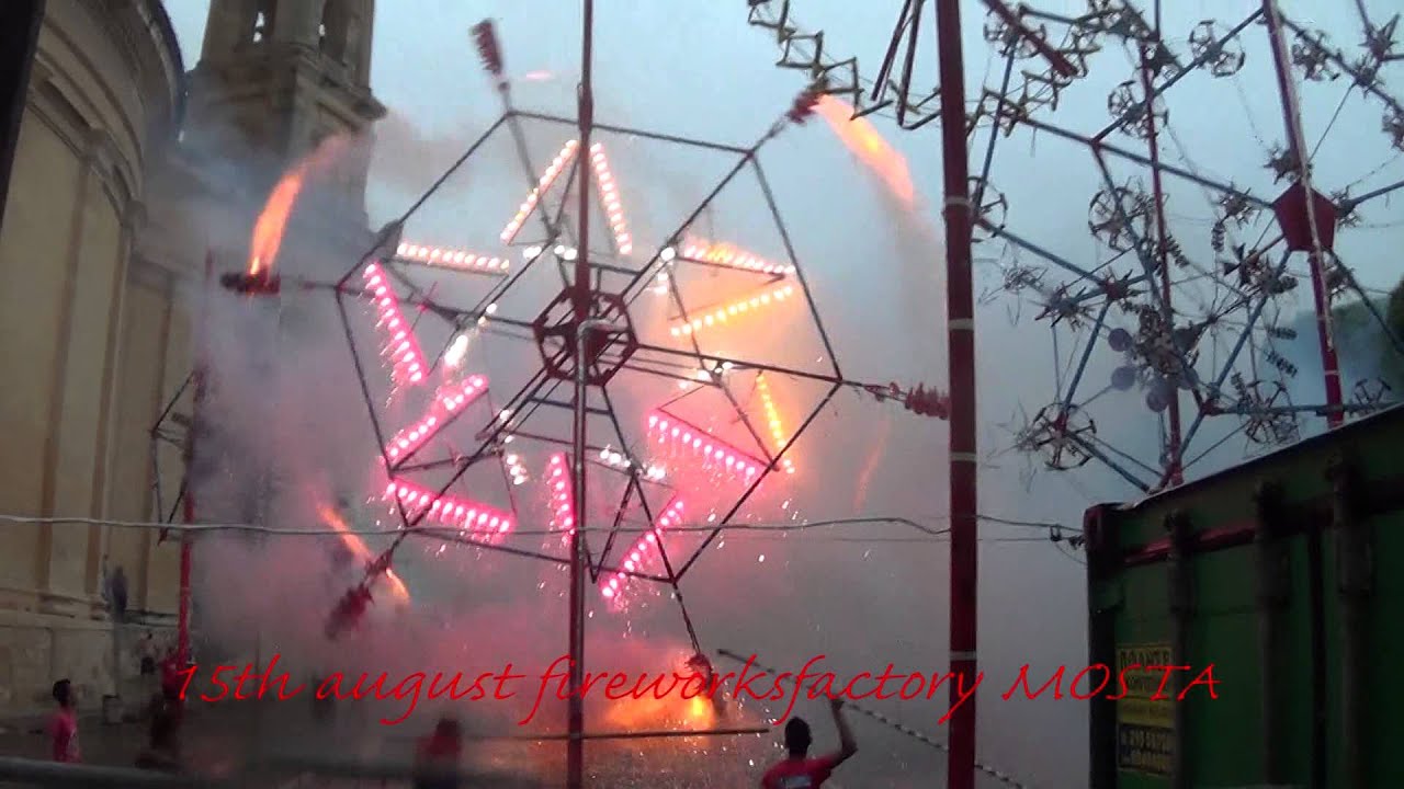 Nar tal-art MALTA - MOSTA  ( Firewheels from 15th aug. factory )