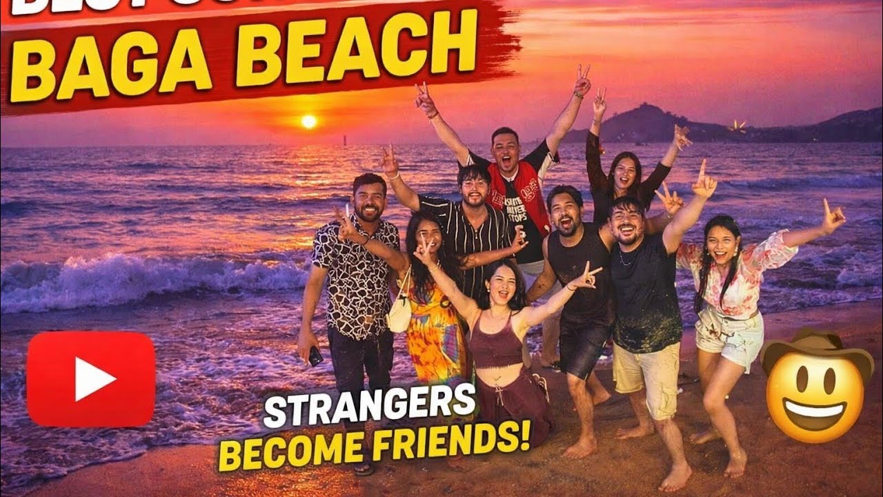 Best Sunset & Nightlife Experience at anjuna Beach||what happened at night was crazy #anjunabeach 