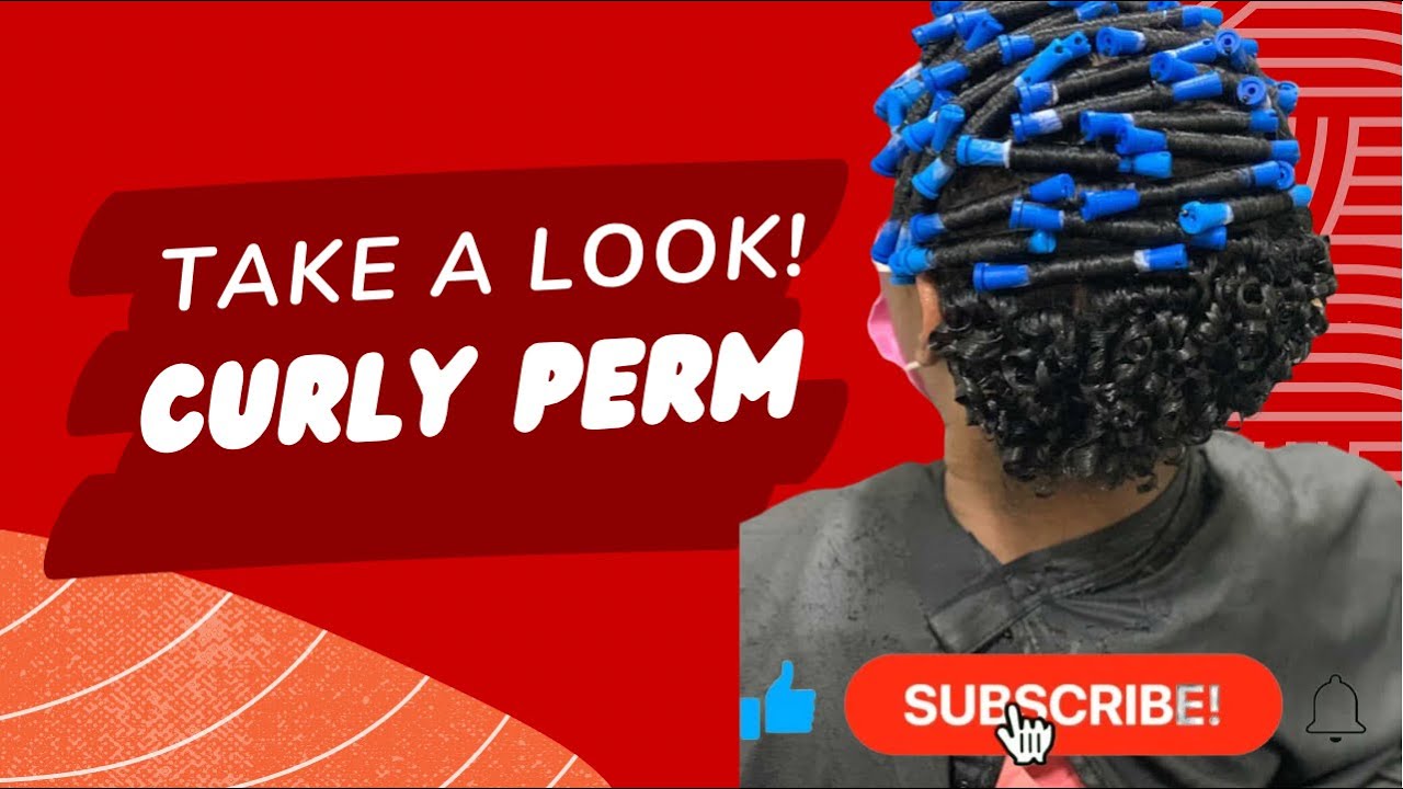 3-Minute Curly Perm Showcase | Salon-Quality Curls
