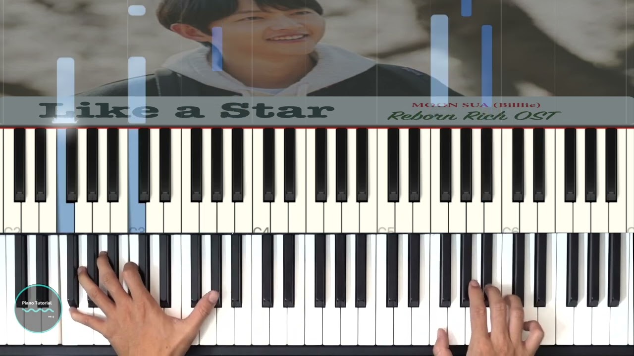 Like a Star ( Reborn Rich OST ) || MOON SUA ( Billlie ) || Piano Tutorial OST