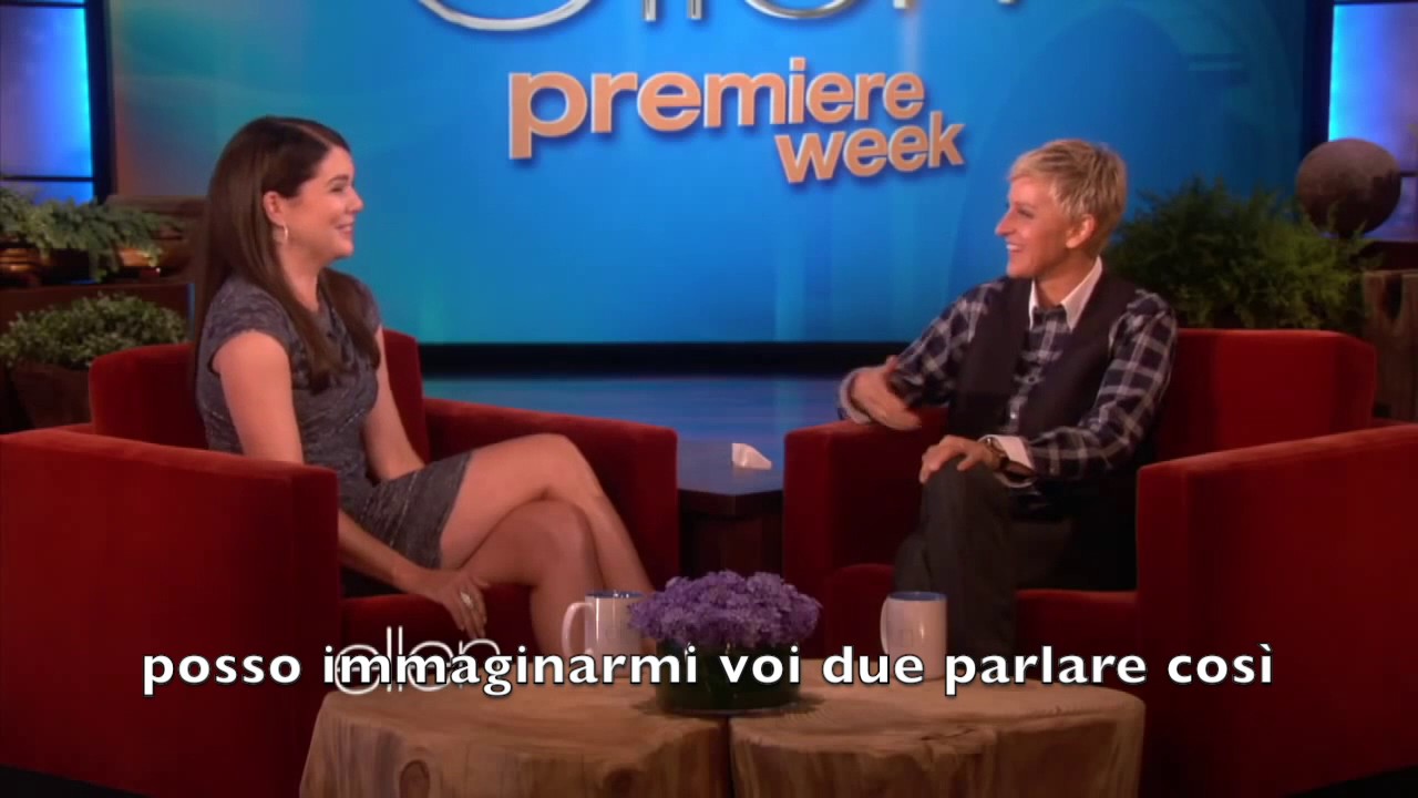 Lauren Graham funny interview (subbed ITA)