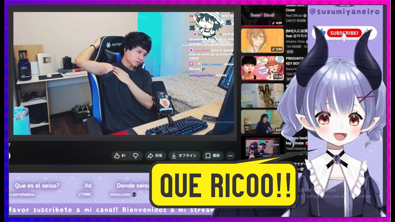 Neiro siente cosas raras al ver un video de Key yendo al Gym