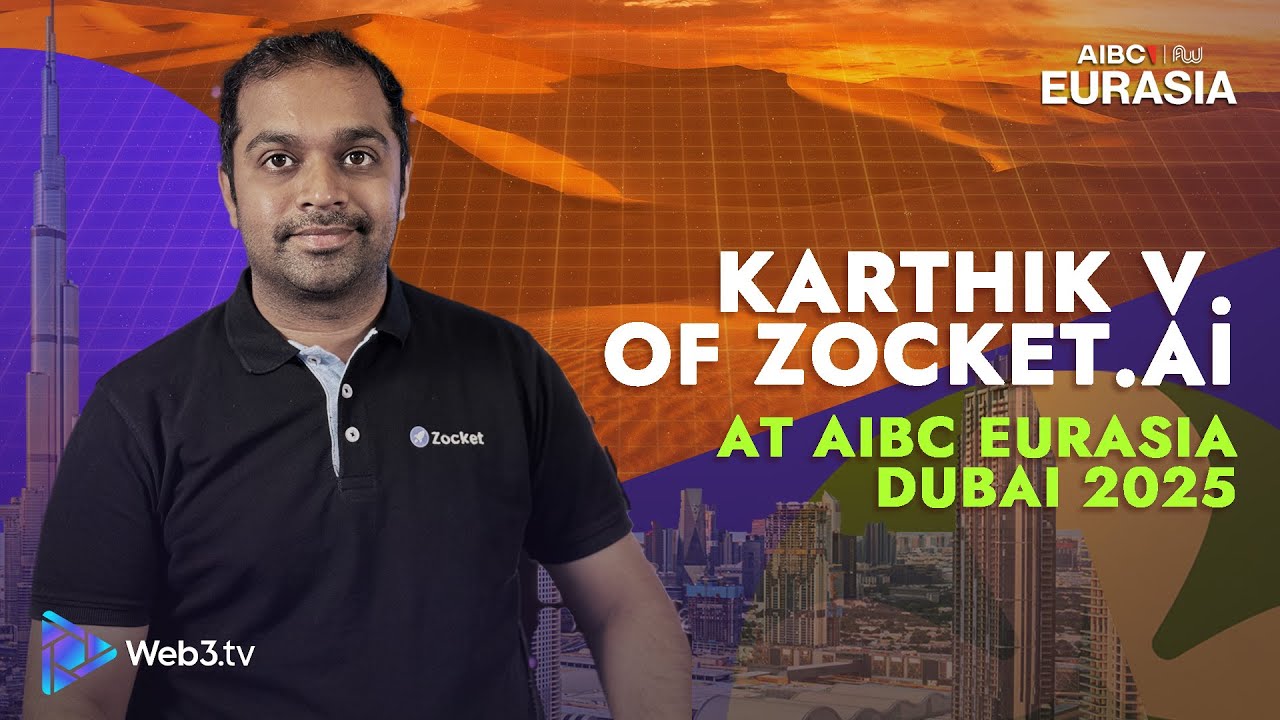 Karthik V. of Zocket.AI | AIBC EURASIA DUBAI 2025