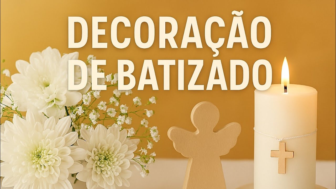 Como fizemos a Decoração de batizado #TIMELAPSE #batismo