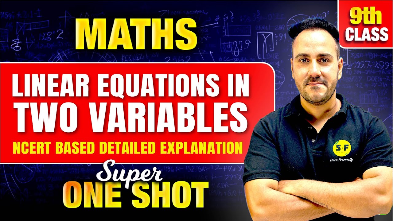 Linear equation in two variables One shot | Class 9th Maths by Ushank Sir Science and fun