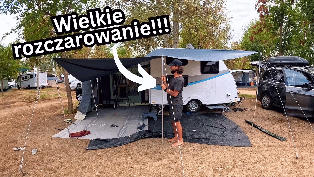 Testujemy NOWY Przedsionek do przyczepy Niewiadów New Sport 4 – Rozkładanie i Pierwsze Wrażenia!