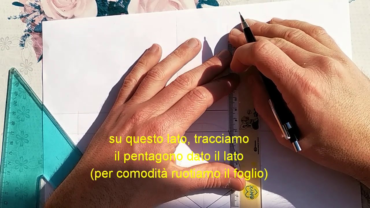 Sviluppo di solidi: prisma a base pentagonale