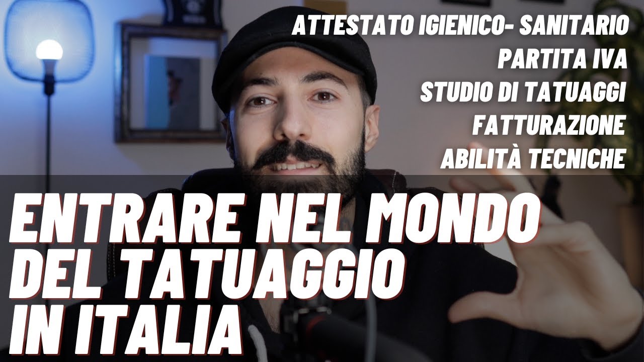 Tutto quello che ti serve per diventare tatuatore in Italia! (+CONSIGLI UTILI)