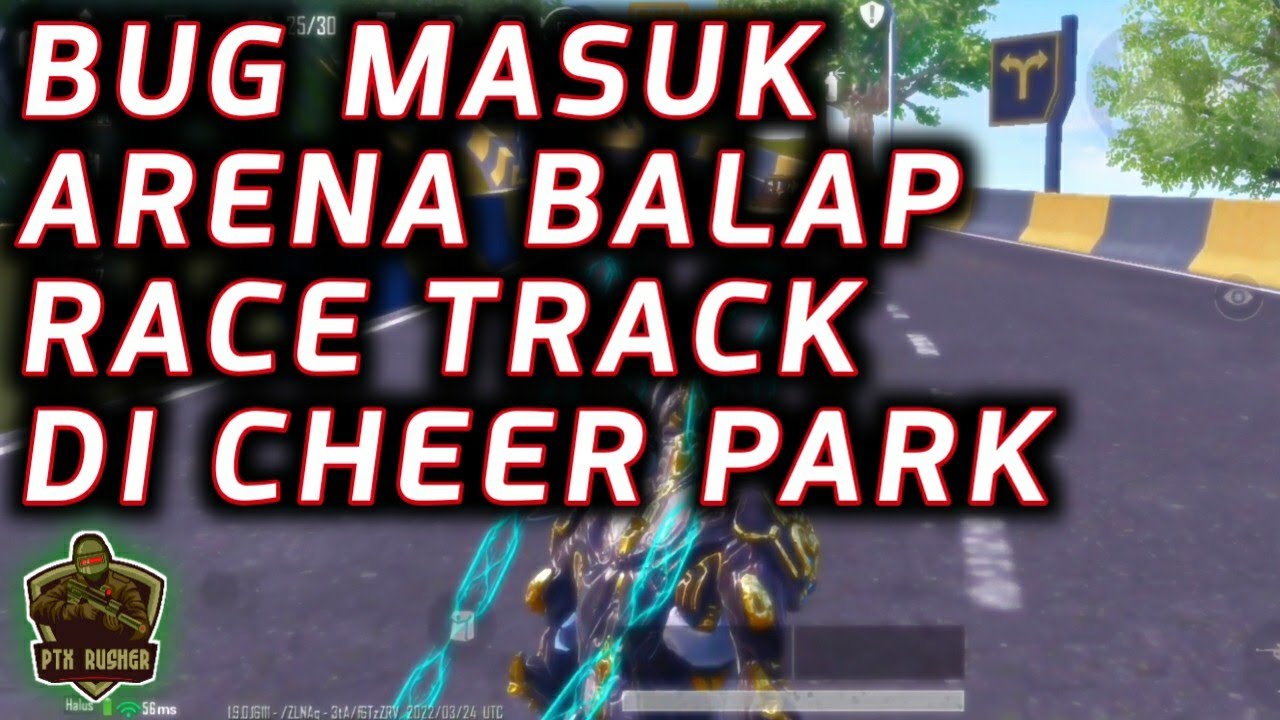 BUG MASUK ARENA BALAP ATAU RACE TRACK DI CHEER PARK | VIBRANT ANNIVERSARY - PUBG MOBILE