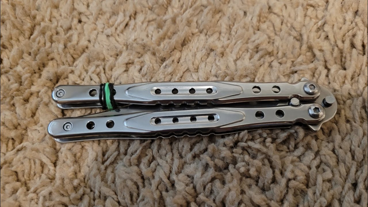 DIY balisong bite handle indicator