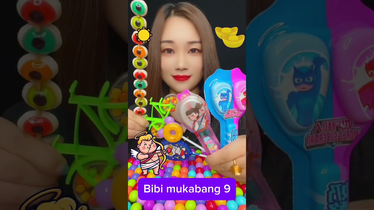 Sweet candy snacks p759#mukbang #canddy 
