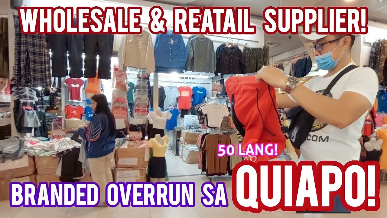 BILIHAN NG MURANG BAGLADESH OVERRUN SA QUIAPO