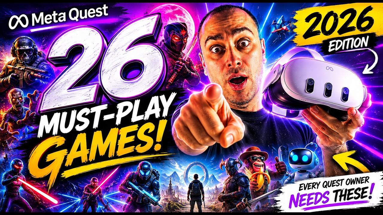 26 MUST PLAY Meta Quest Games in 2026