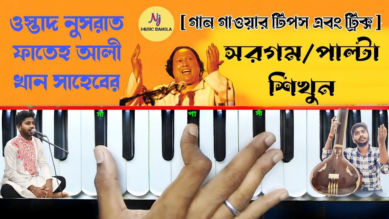Popular Sargam(জনপ্রিয় সরগম)Harmonium Tutorial | Palta Practice | Tips & Tricks | Nj Music Ben.