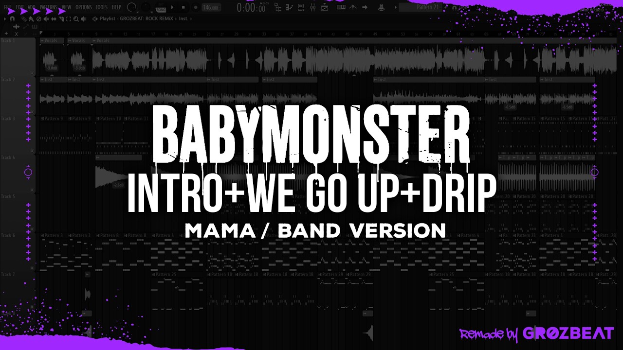 BABYMONSTER - Intro + We Go Up + Drip (MAMA Band ver.) // STUDIO VERSION #flstudio