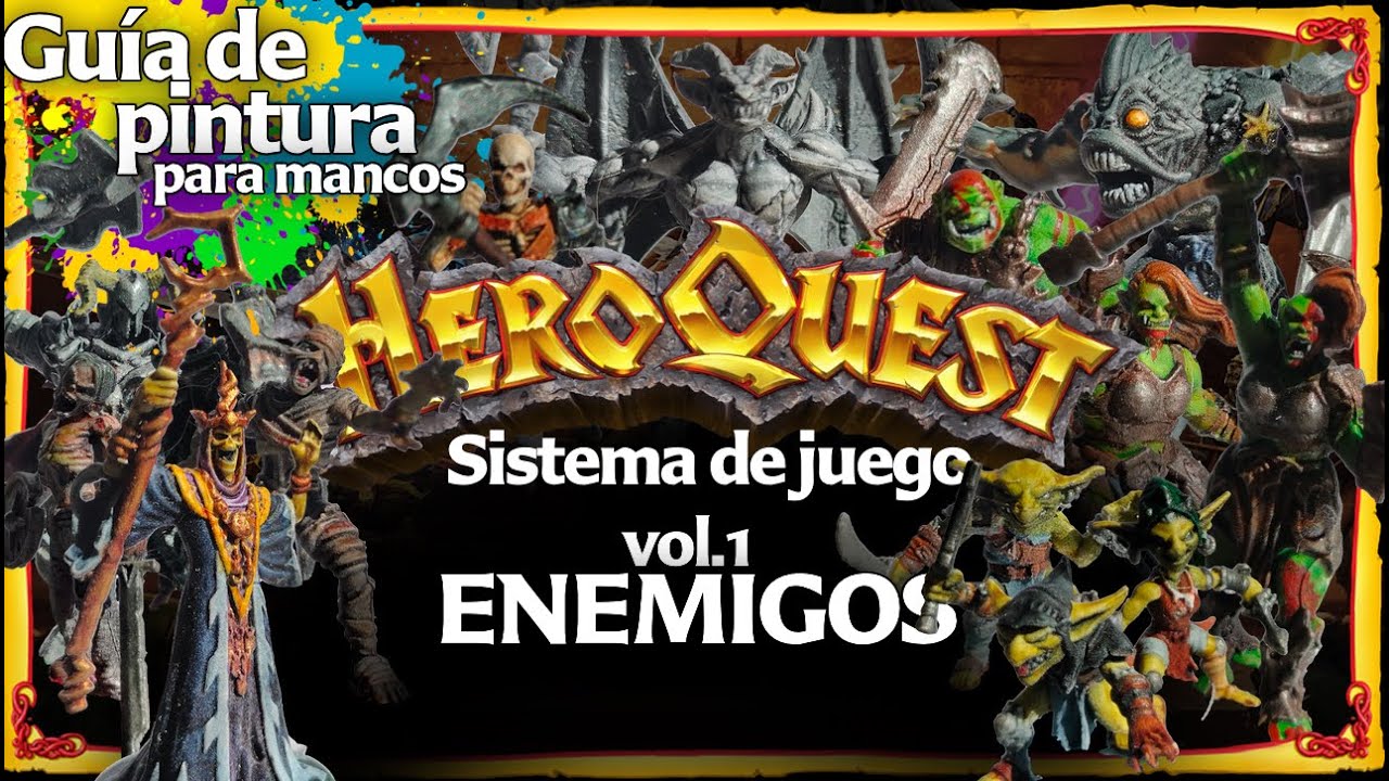 🎨 ​Mi HEROQUEST PINTADO al completo - vol.1 ​🔥  Experiencia SPEEDPAINT y más #speedpaint #heroquest