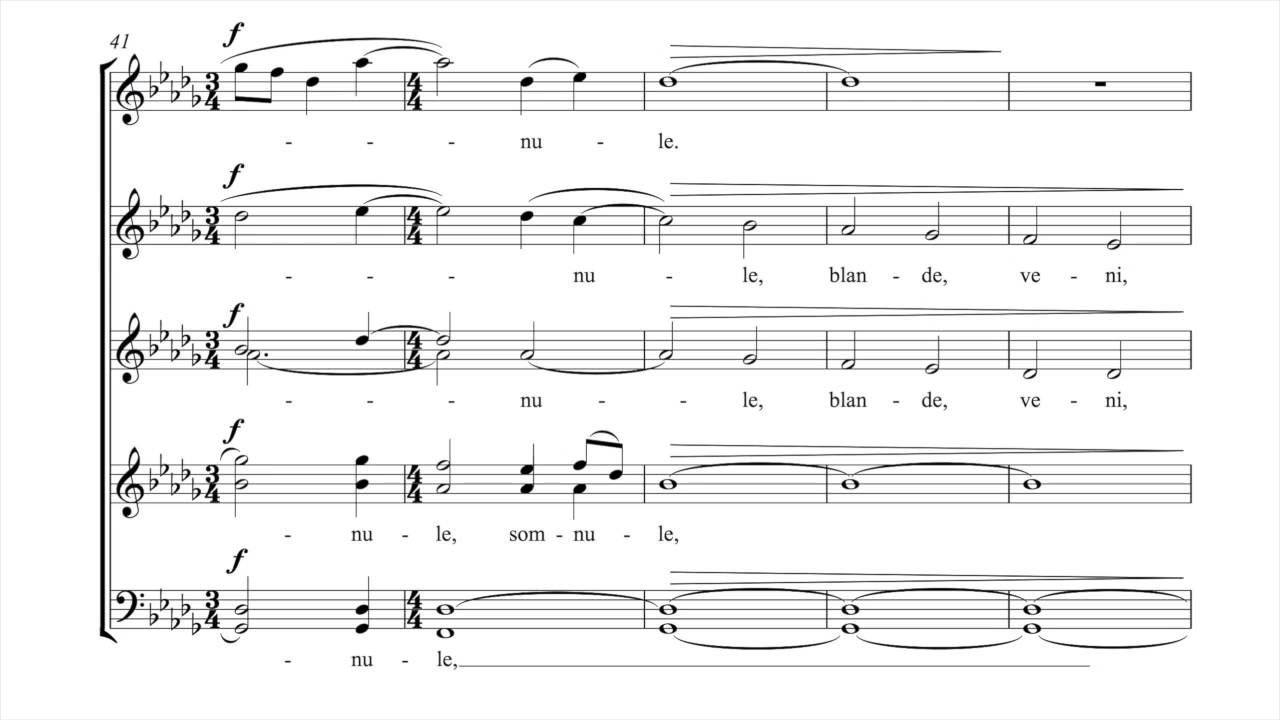 Kim André Arnesen - Dormi, Jesu (score video)