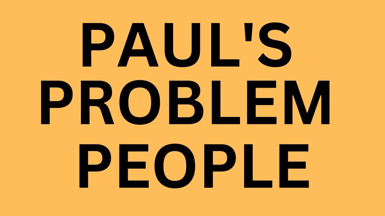 CODY ZORN - PAUL'S PROBLEM PEOPLE