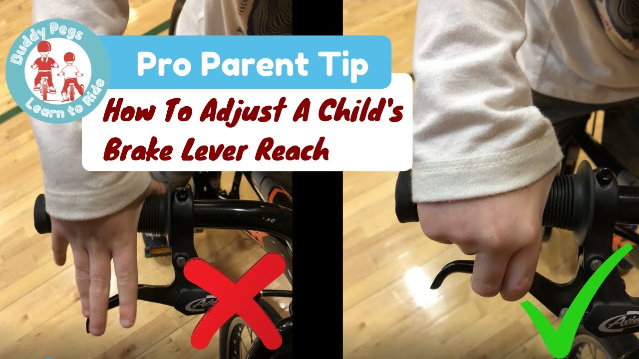 Pro Parent Tip   Kids Bike Brake Lever Reach Adjustment