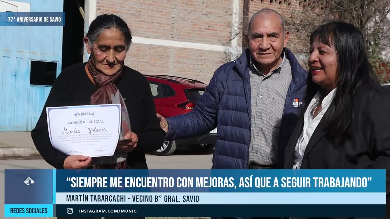 77 AÑOS DE HISTORIA DEL BARRIO GENERAL SAVIO