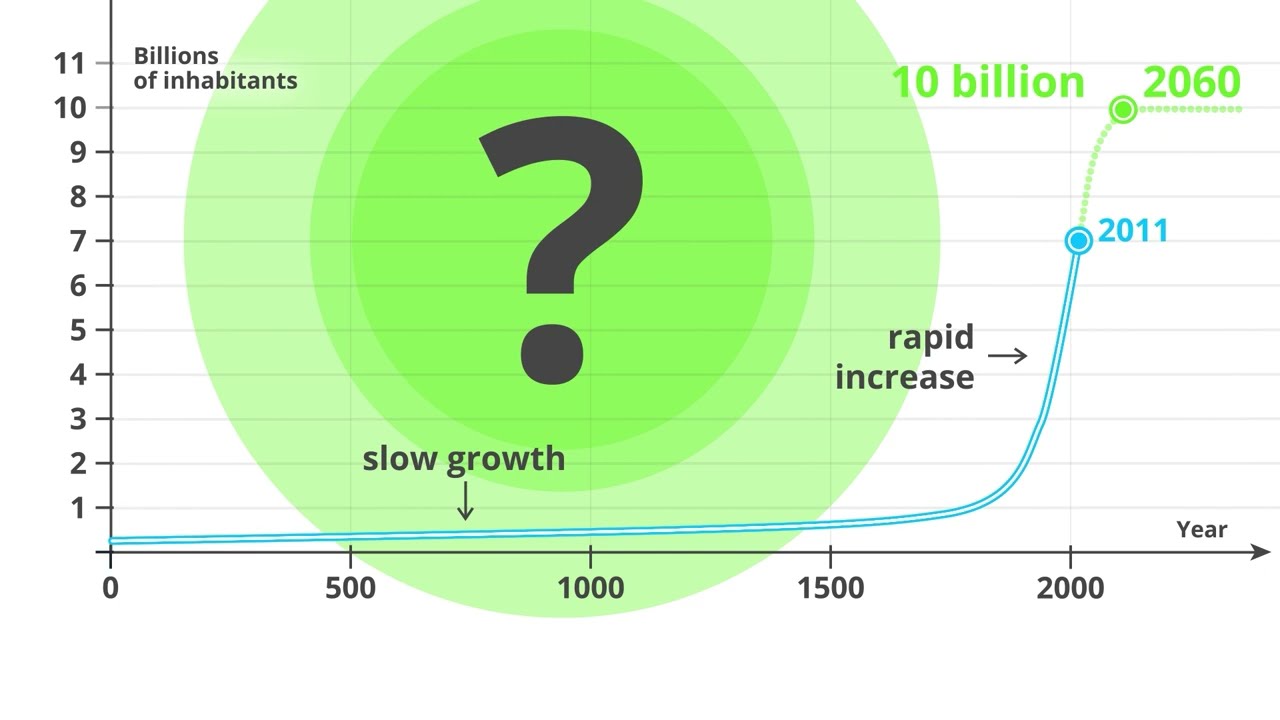 The world population evolution