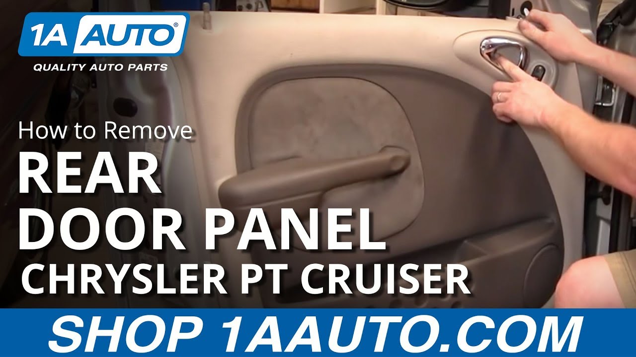 Как снять дверную панель Chrysler PT Cruiser 01-05