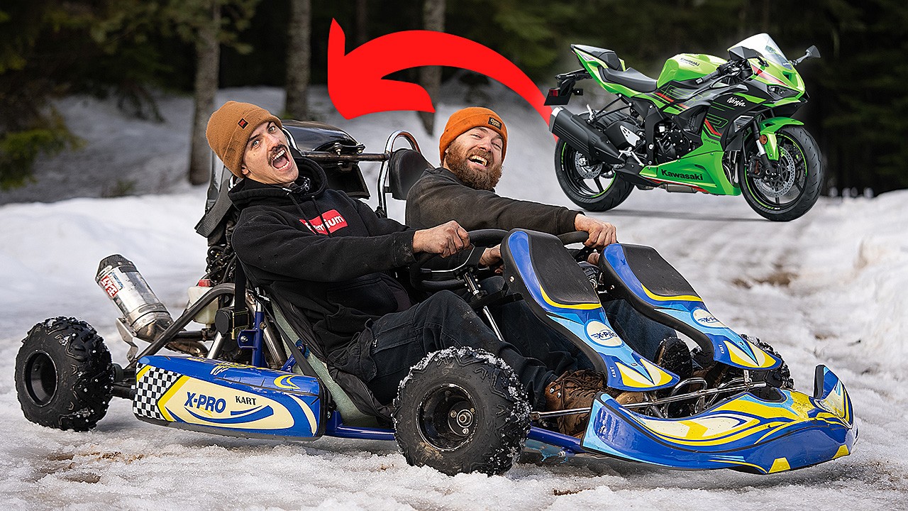 Building a Street Bike Swapped Go Kart with Two Drivers
