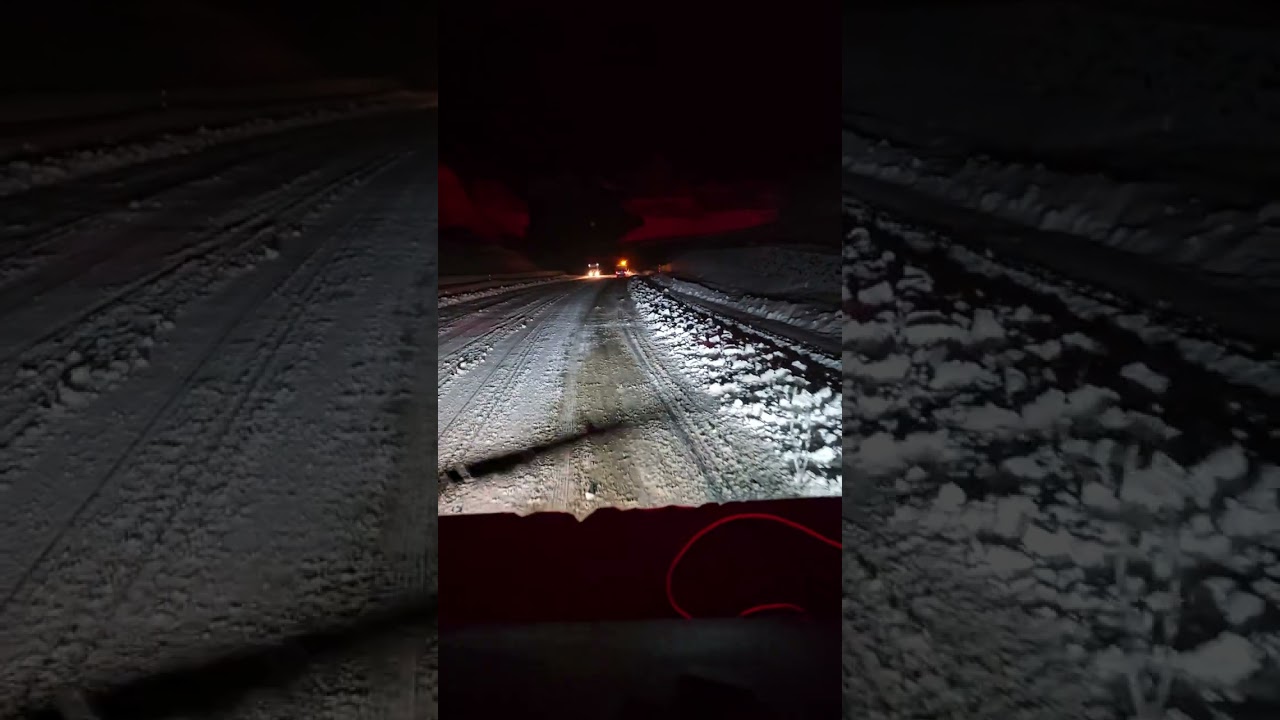 Muş yaygın ziyaret rampası ( Scania ile Karlı yollar)