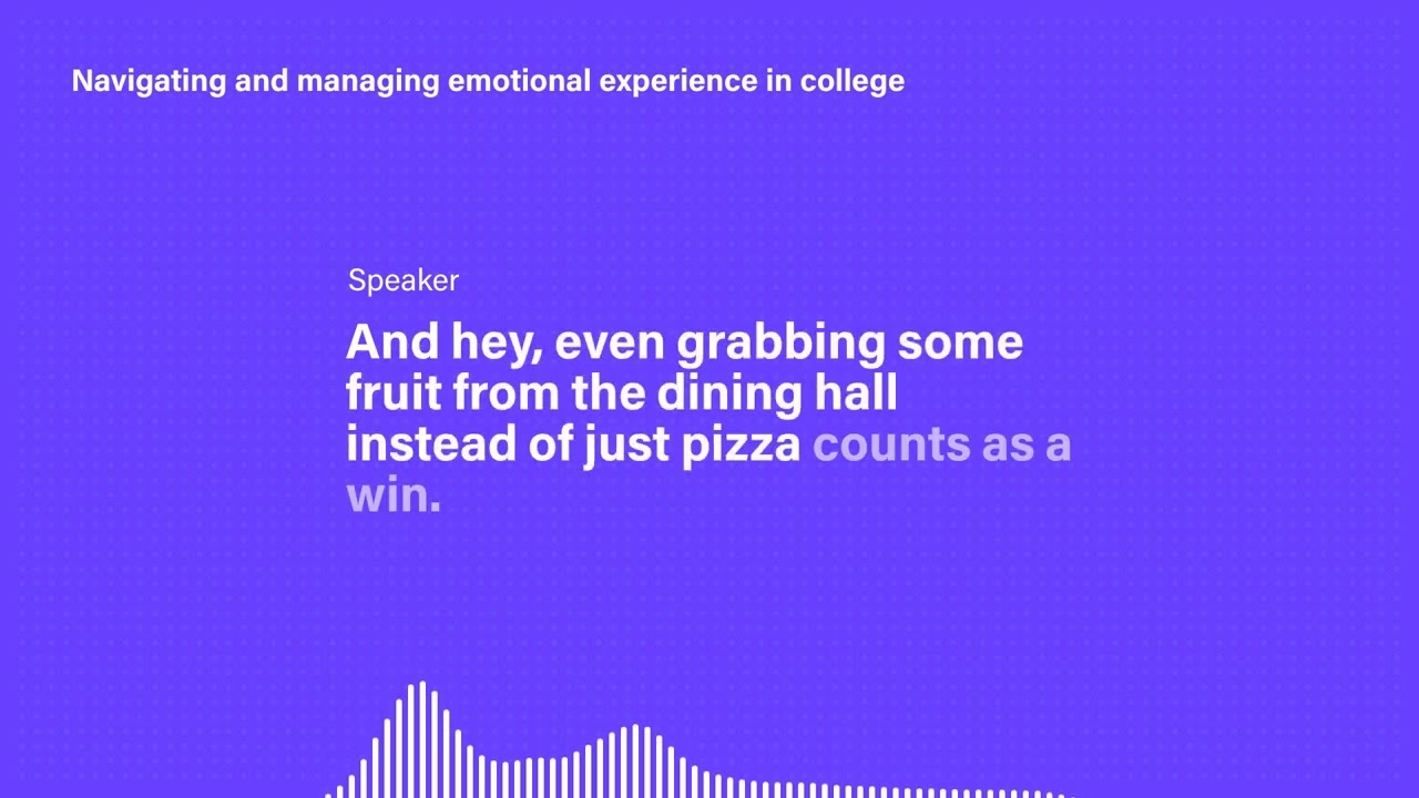🎓 Navigating and Managing Emotional Experience in College
