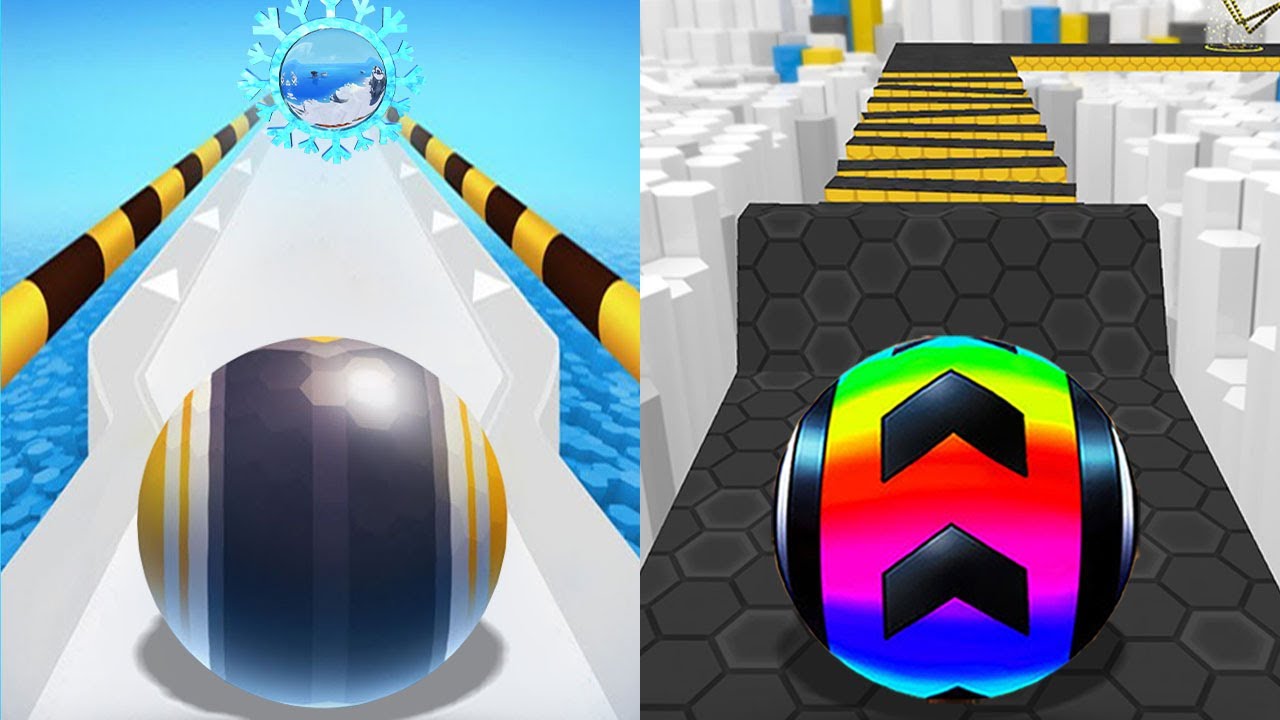 Going Balls VS Action Balls, Temple Rolling Balls, Rollance Balance Ball, Super Rolling Balls