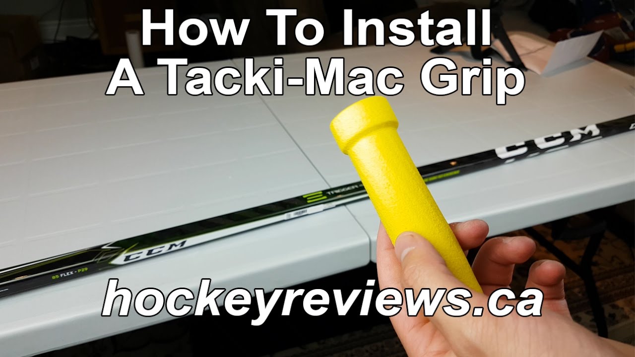 How To Install a Tacki-Mac Hockey Grip Tape Alternative Instructions